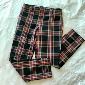 J Crew Plaid Pants Size 4